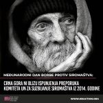 Međunarodni dan borbe protiv siromaštva: Crna Gora ni blizu da ispuni preporuke UN Komiteta za ekonomska, socijalna i kulturna prava za suzbijanje siromaštva iz 2014. godine