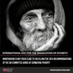 International Day for the Eradication of Poverty: Montenegro is not even close to fulfilling the 2014 recommendations of the UN Committee on Economic, Social and Cultural Rights aimed at combating poverty