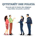 Građani i policija – priručnik o vašim pravima i obavezama u vezi sa radom policije na albanskom jeziku