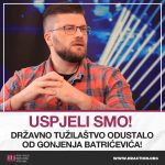 USPJELI SMO! DRŽAVNO TUŽILAŠTVO ODUSTALO OD “VERBALNOG DELIKTA”!