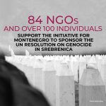 NEW LETTER TO THE PRIME MINISTER - SPONSOR THE RESOLUTION ON SREBRENICA - 84 NGOs AND OVER 100 SIGNATORIES OF THE INITIATIVE AND ADDITIONAL ARGUMENTS