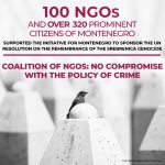 Coalition of NGOs: No Compromise with the Policy of Crime