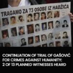 CONTINUATION OF TRIAL OF GAŠOVIĆ FOR CRIMES AGAINST HUMANITY: TWO OF 13 PLANNED WITNESSES HEARD Visual