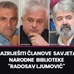 Razriješiti članove Savjeta Narodne biblioteke "Radosav Ljumović" Visual