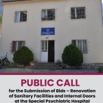 Public Call for the Submission of Bids – Renovation of Sanitary Facilities and Internal Doors at the Special Psychiatric Hospital Visual